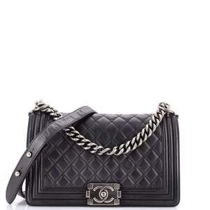 Chanel Boy Flap Bag Quilted Lambskin #254494C39B